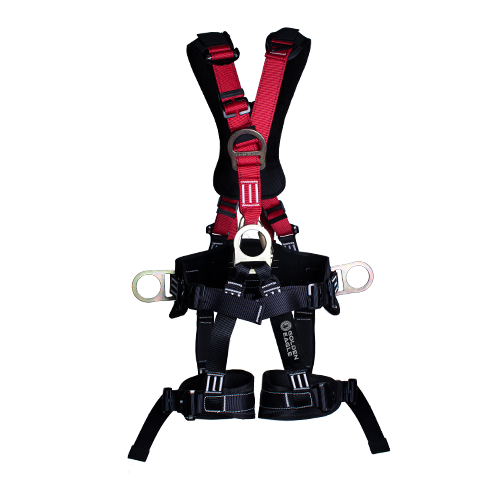 Arnés de 6 anillos contra caídas, posicionamiento, ascenso y descenso y suspensión Golden Eagle PC100K-S7