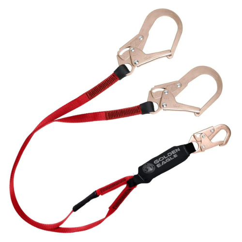 Linea de vida doble c/ amortiguador de impacto Golden Eagle SAW-DG18