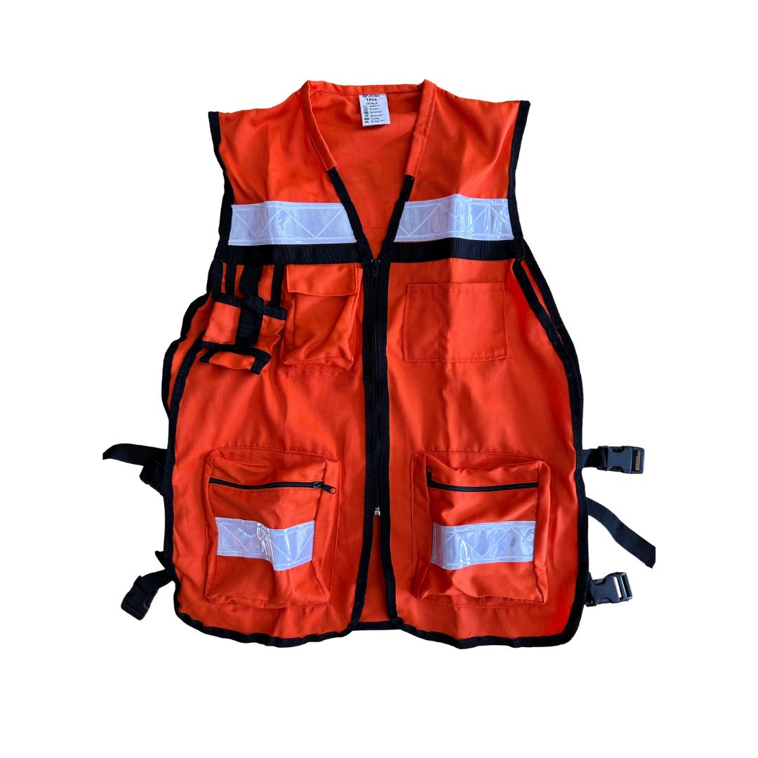 Chaleco tipo brigadista variedad de colores