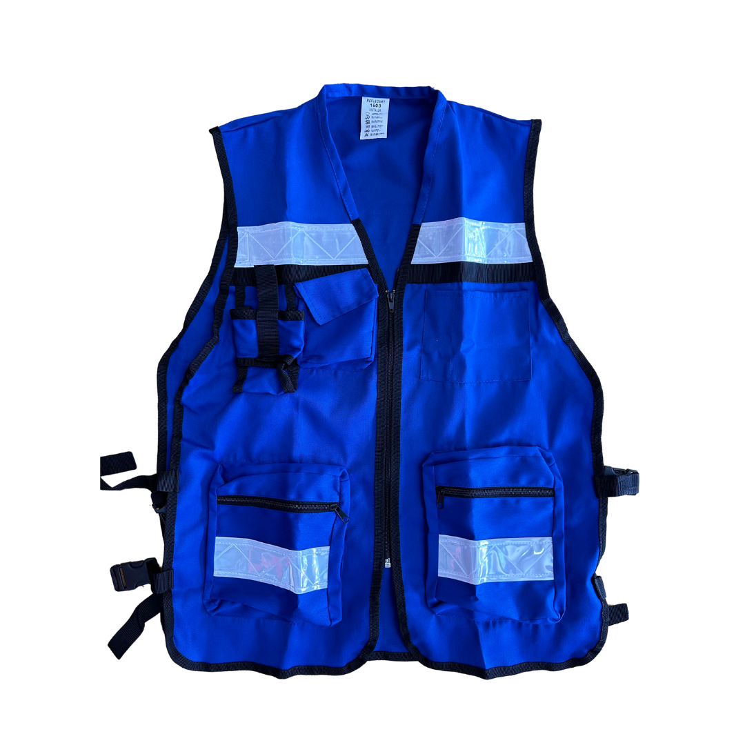 Chaleco tipo brigadista variedad de colores