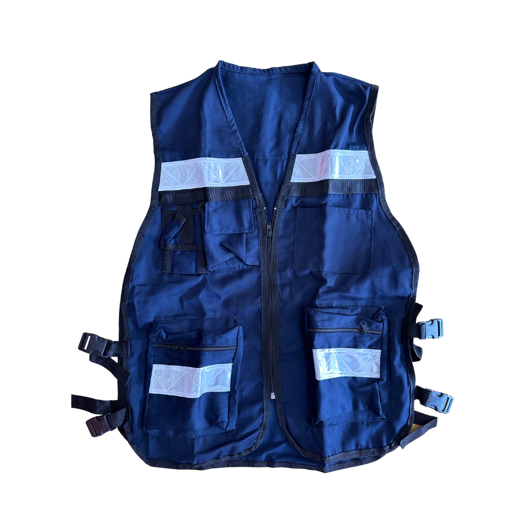 Chaleco tipo brigadista variedad de colores