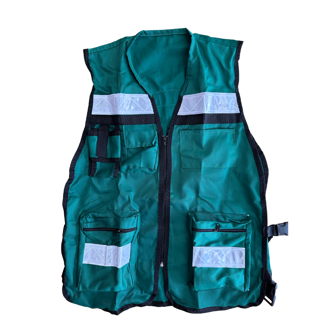 Chaleco tipo brigadista variedad de colores
