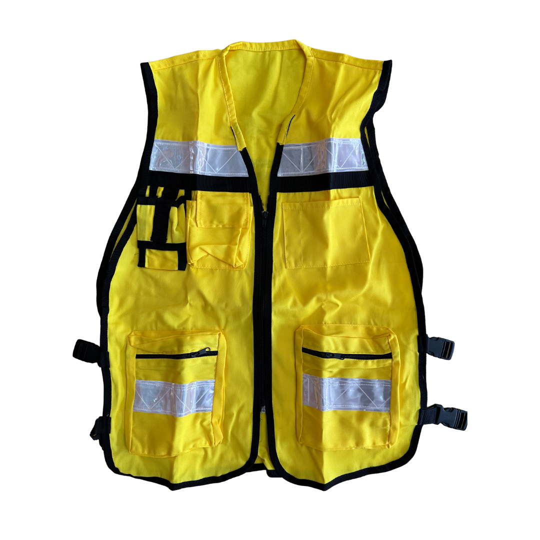 Chaleco tipo brigadista variedad de colores