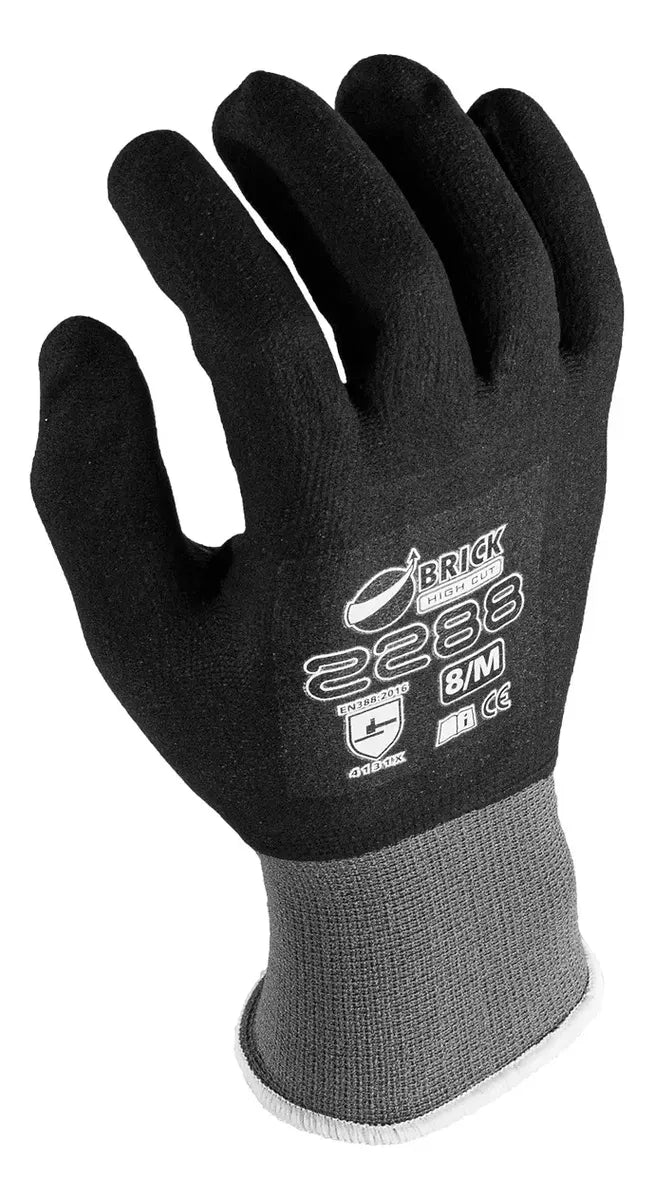 Guante nylon nitrilo espumado microfoam resistente a grasas Brick 2288